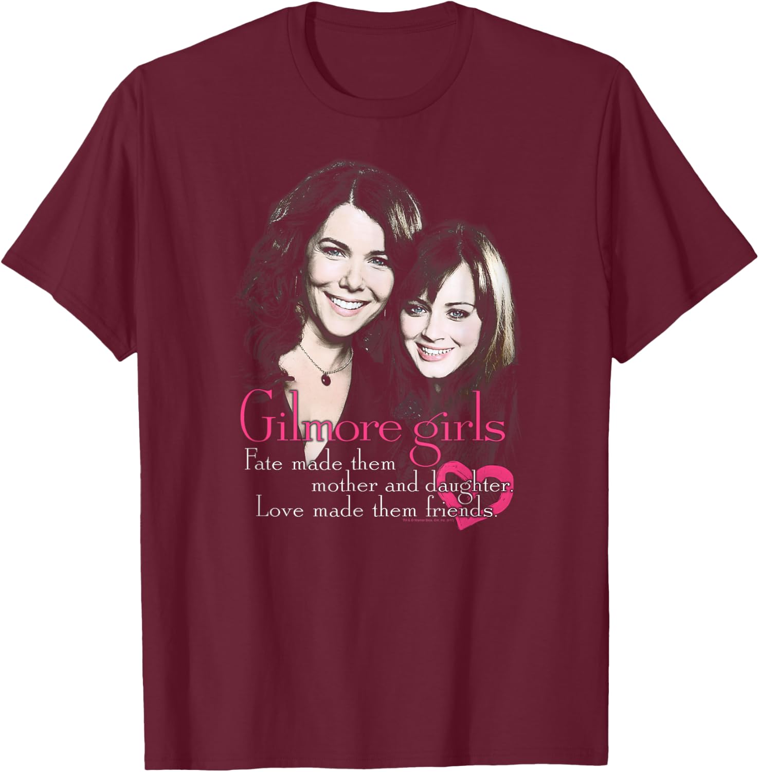 Gilmore Girls Title T-Shirt - T-Shirt | Maroon