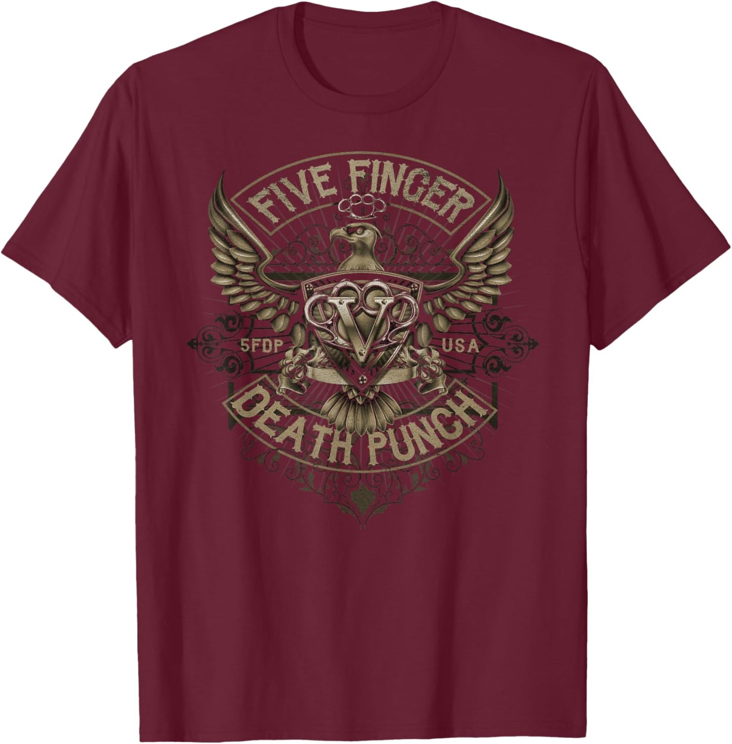 5FDP - USA Eagle T-Shirt - T-Shirt | Maroon