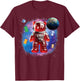 Gummy Bear in Space, Funny Gummy Bear T-Shirt - T-Shirt | Maroon