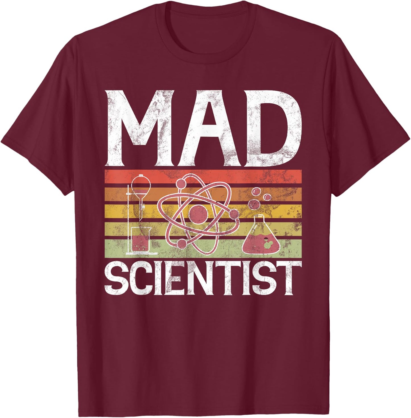 Mad Scientist T-Shirt - T-Shirt | Maroon