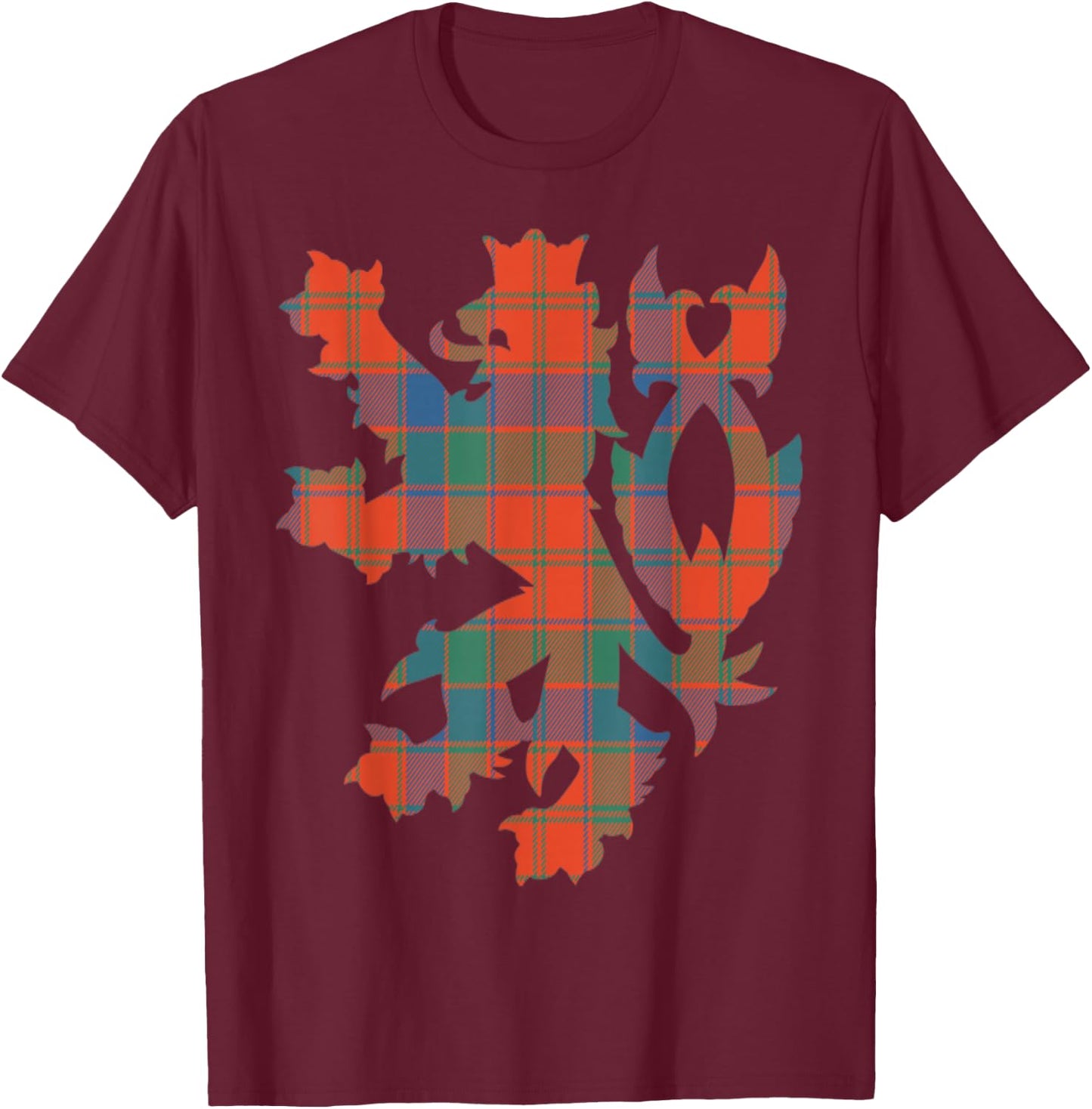 Clan Robertson Tartan Scottish Family Name Scotland Pride T-Shirt - T-Shirt | Maroon