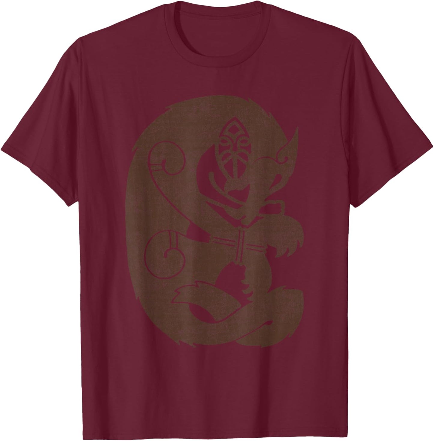 Tiw Tiu- Tyr and Fenrir - Wolf Norse Mythology - Viking T-Shirt - T-Shirt | Maroon