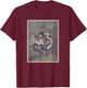 Raggedy Ann, Andy and a Doll Sitting in Chairs (1920) T-Shirt - T-Shirt | Maroon