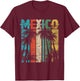 Retro Mexico T-Shirt - T-Shirt | Maroon
