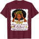Cool Queen Was Born In October Happy Birthday To Me T-Shirt - T-Shirt | Maroon