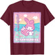 My Melody Strawberry Milk T-Shirt - T-Shirt | Maroon