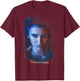Warner Bros. Vampire Diaries Elena -Adults Black , Small, Short Sleeve T-Shirt - T-Shirt | Maroon