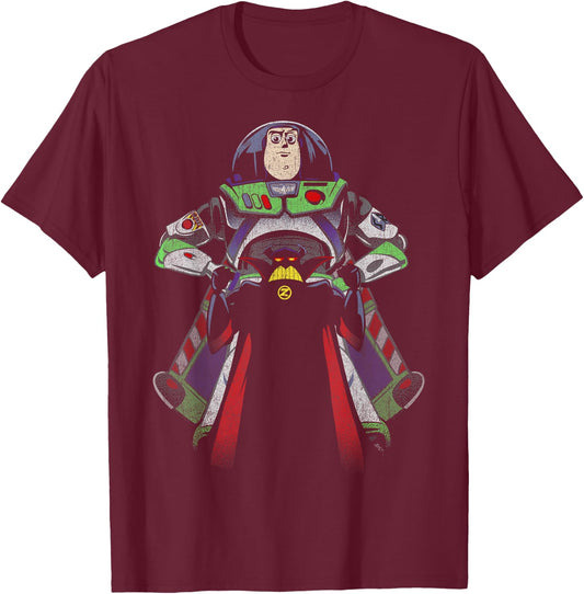 Disney Pixar Toy Story Buzz VS Zurg T-Shirt - T-Shirt | Maroon