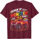Back to School Preschool Pre-K Monster Truck First Day Boys T-Shirt - T-Shirt | Maroon