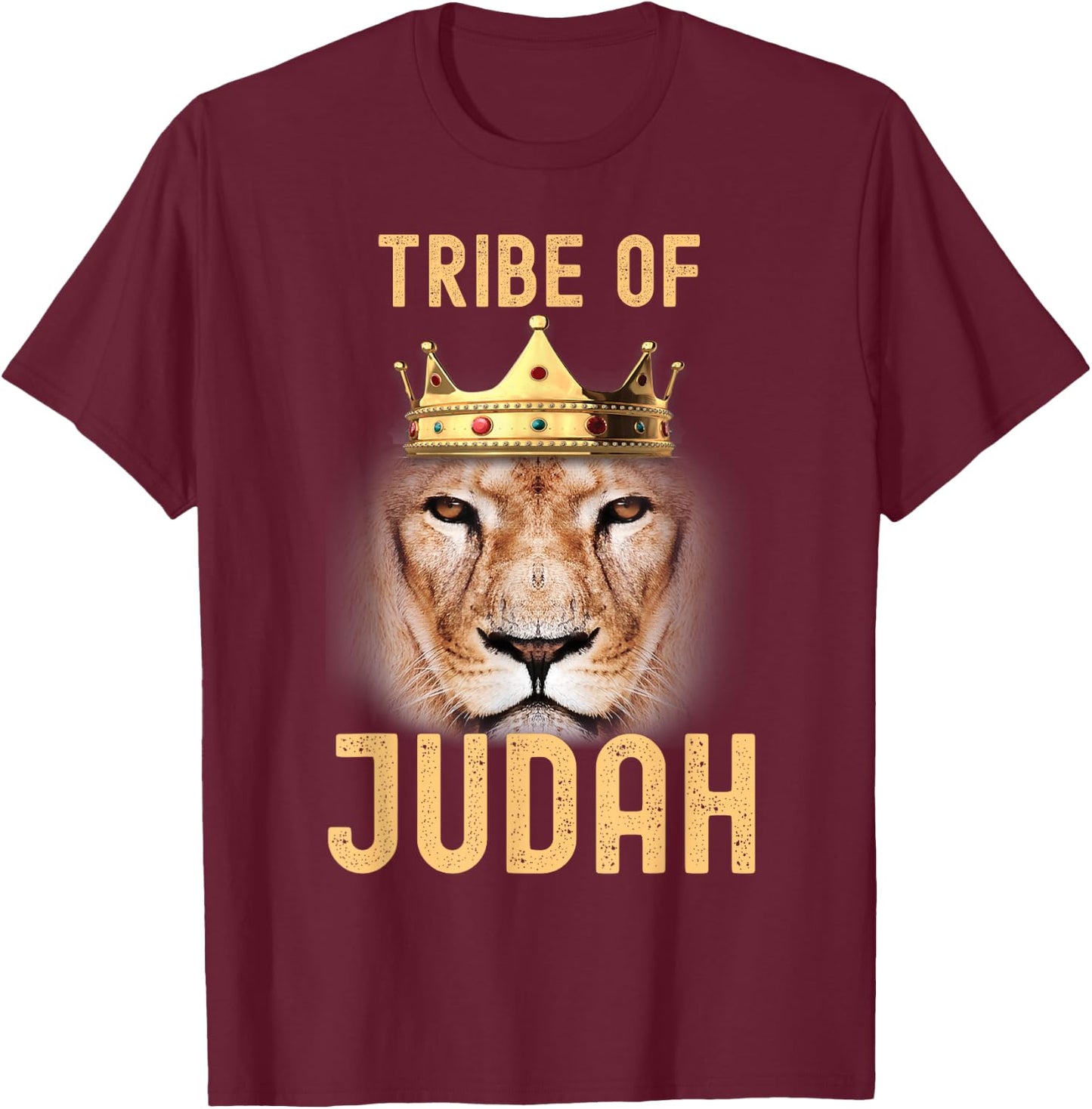 Judah Lion T-Shirt - T-Shirt | Maroon
