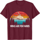 Wings are for Fairies Funny Helicopter Pilot Retro Vintage T-Shirt - T-Shirt | Maroon