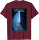 Star Wars Return of the Jedi Lightsaber Movie Poster T-Shirt - T-Shirt | Maroon