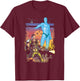 DC Comics Watchmen Winning the War Adult , Black, Small T-Shirt - T-Shirt | Maroon