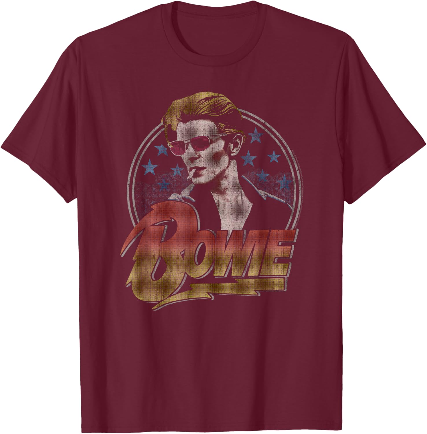 David Bowie - Diamond Dogs T-Shirt - T-Shirt | Maroon