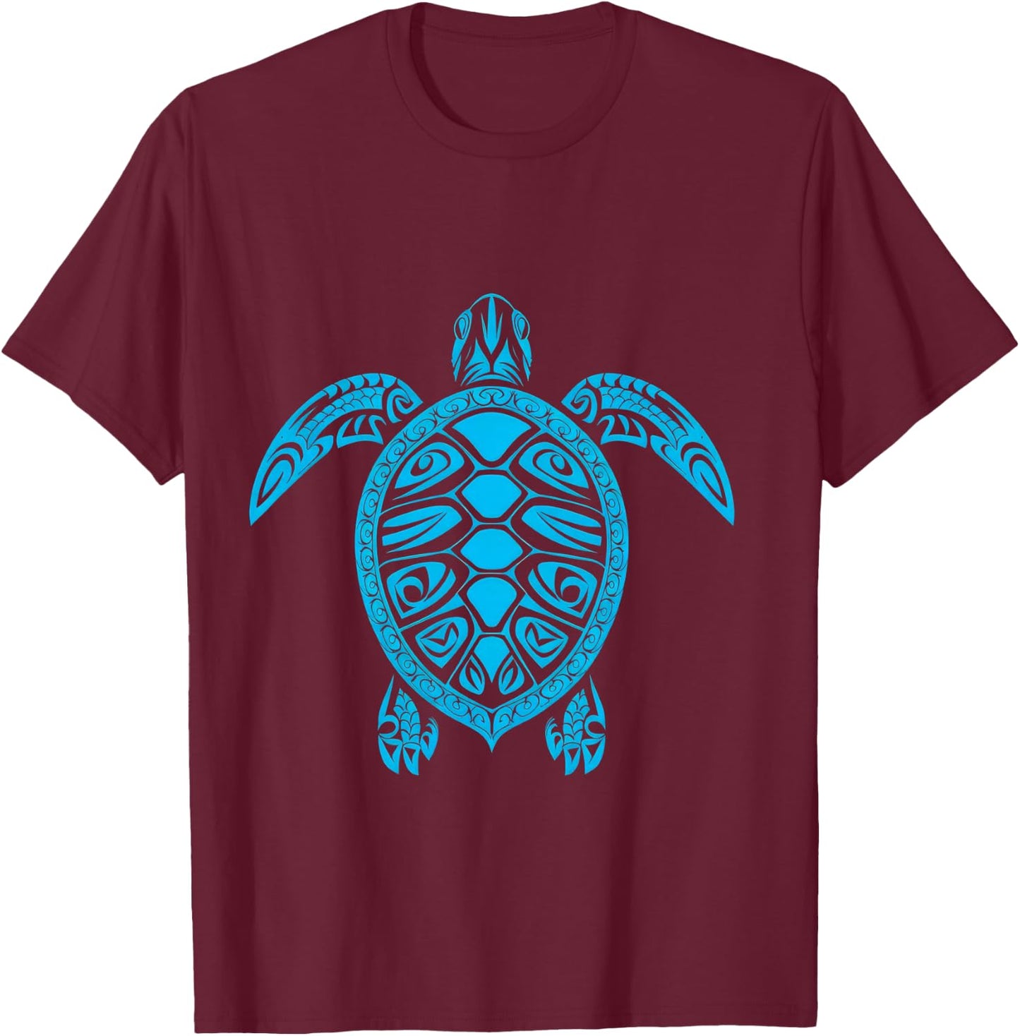 Sea Turtle Beach Lover Ocean Animal Graphic Novelty T-Shirt - T-Shirt | Maroon