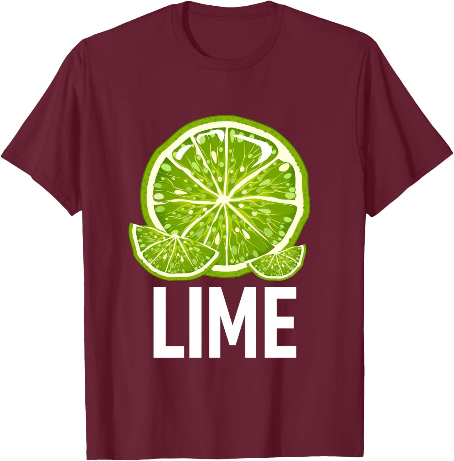 Matching Salt & Tequila & Lime Halloween Costume Party Fun T-Shirt - T-Shirt | Maroon