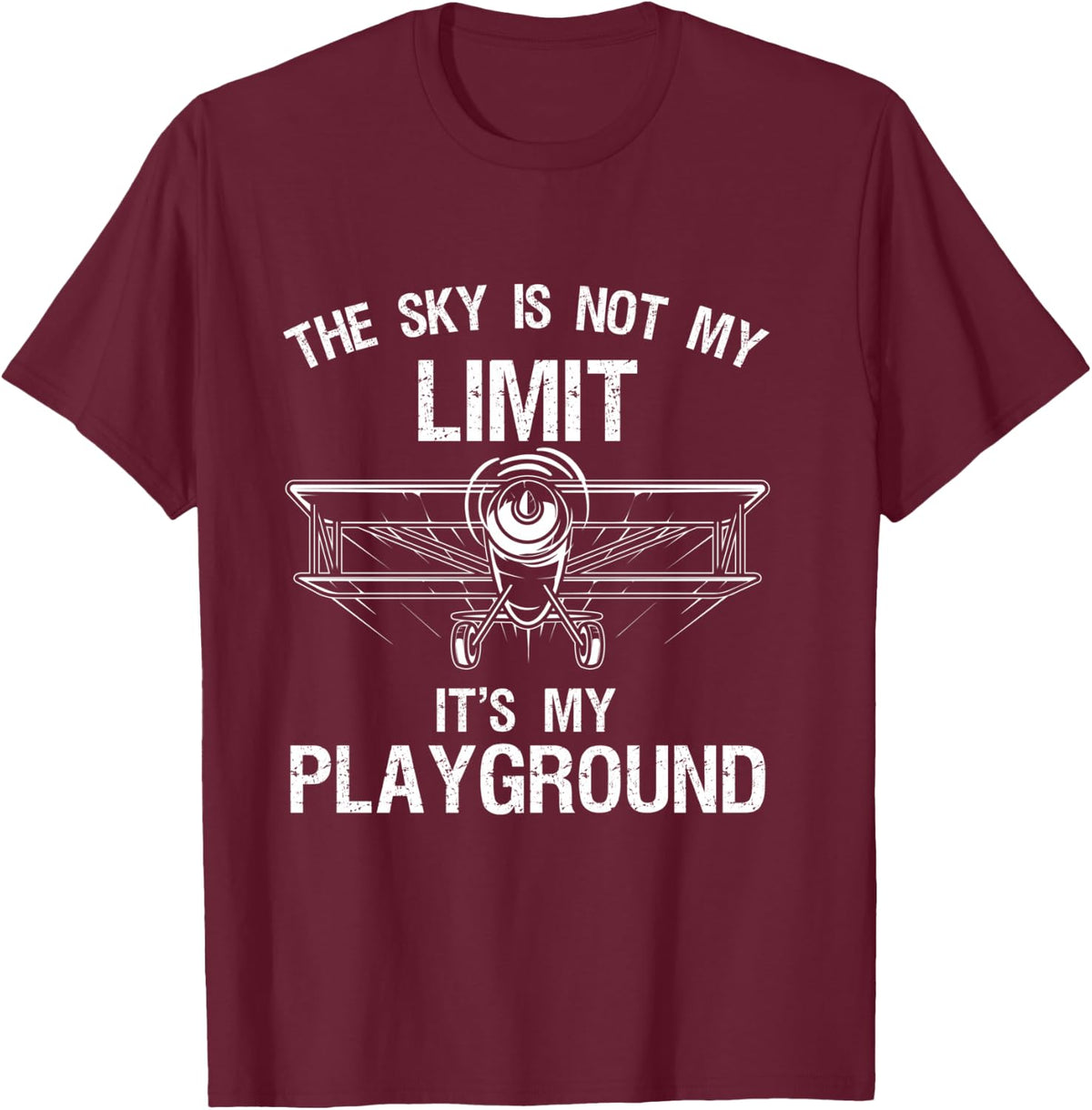 Funny Pilot Art Women Airplane Pilot Aviation T-Shirt - T-Shirt | Maroon