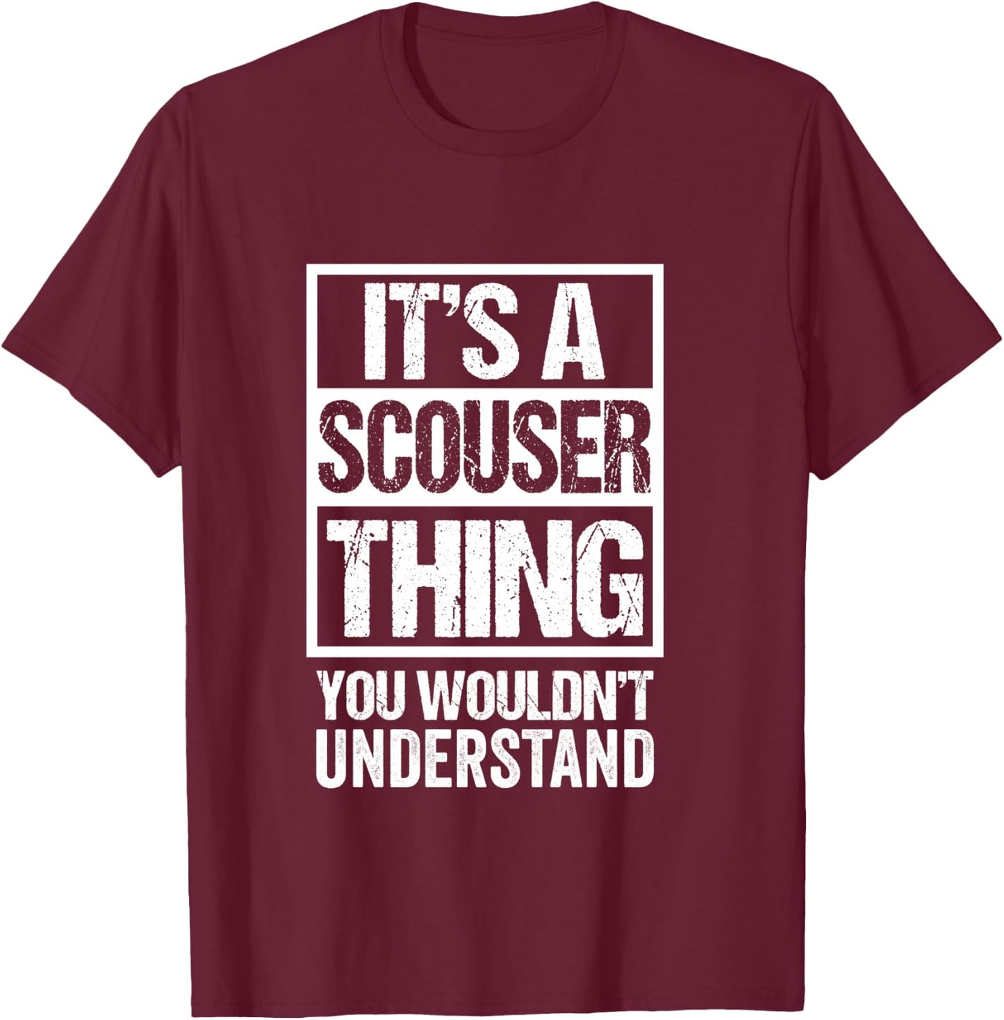 It's A Scouser Thing You Wouldn't Understand Liverpool T-Shirt - T-Shirt | Maroon