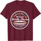 North Shore Long Board Surf Vintage Hawaii Beach T-Shirt - T-Shirt | Maroon