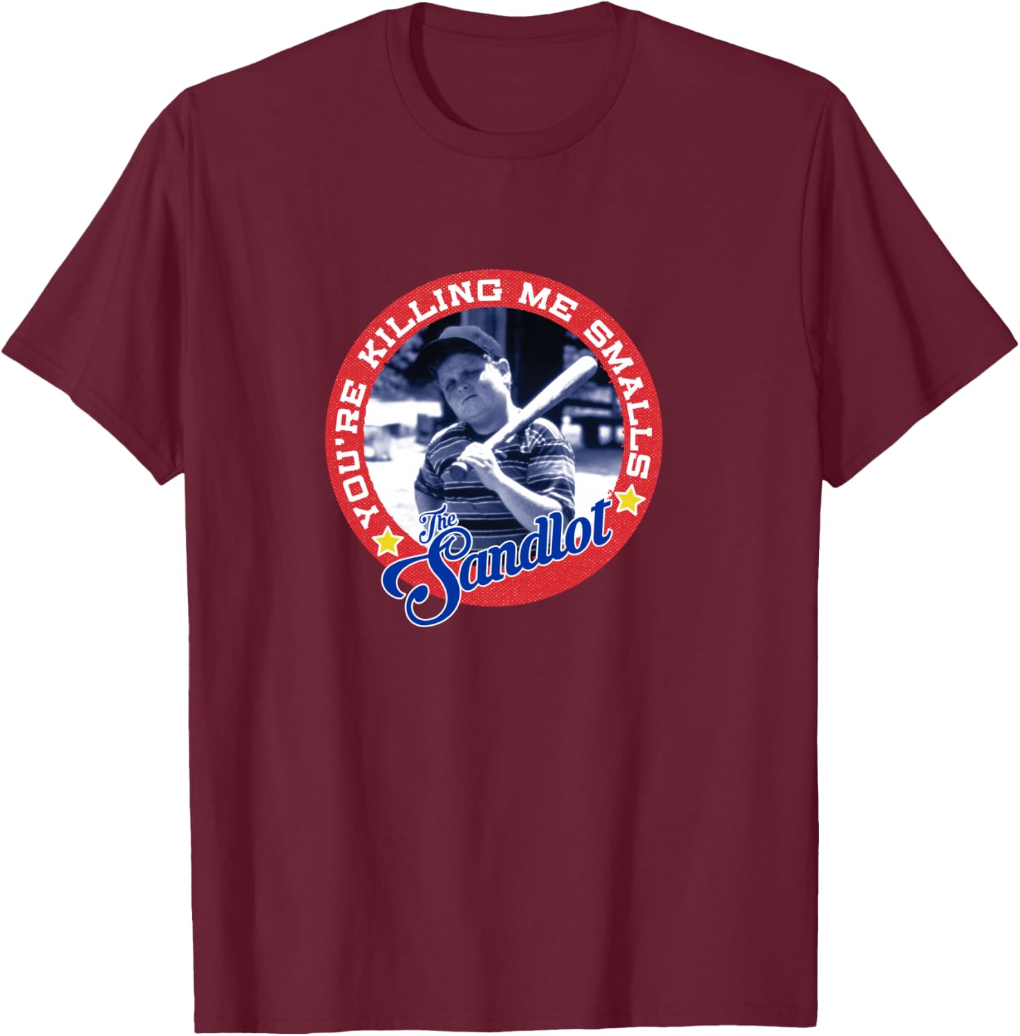 The Sandlot Ham You're Killing Me Smalls 90s T-Shirt - T-Shirt | Maroon