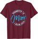 Promoted to Mimi Again 2026 Grandma Vintage Reveal T-Shirt - T-Shirt | Maroon