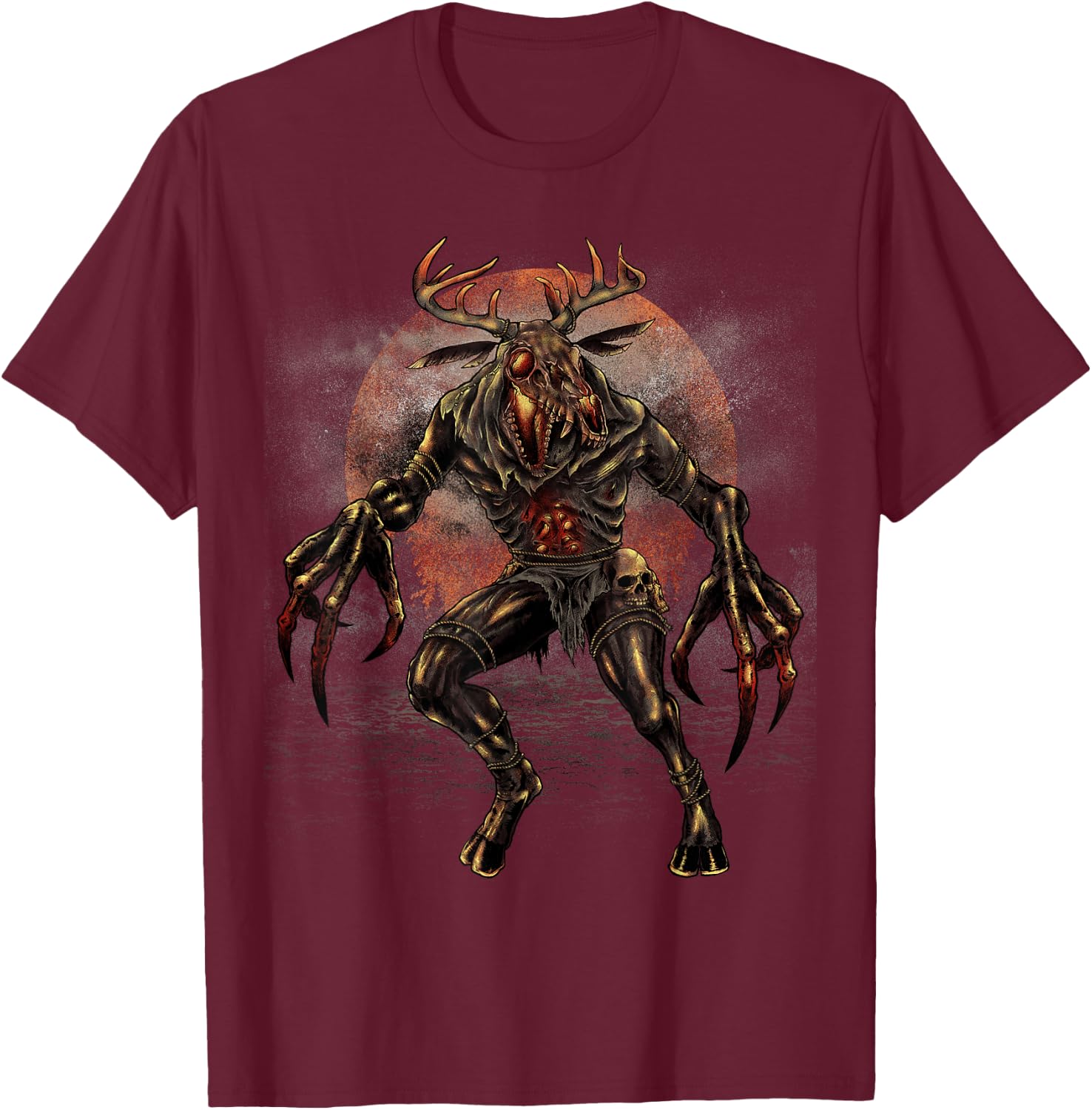 Wendigo T-Shirt - T-Shirt | Maroon