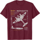 de Havilland Mosquito Fighter Bomber | British WW2 RAF DH.98 T-Shirt - T-Shirt | Maroon