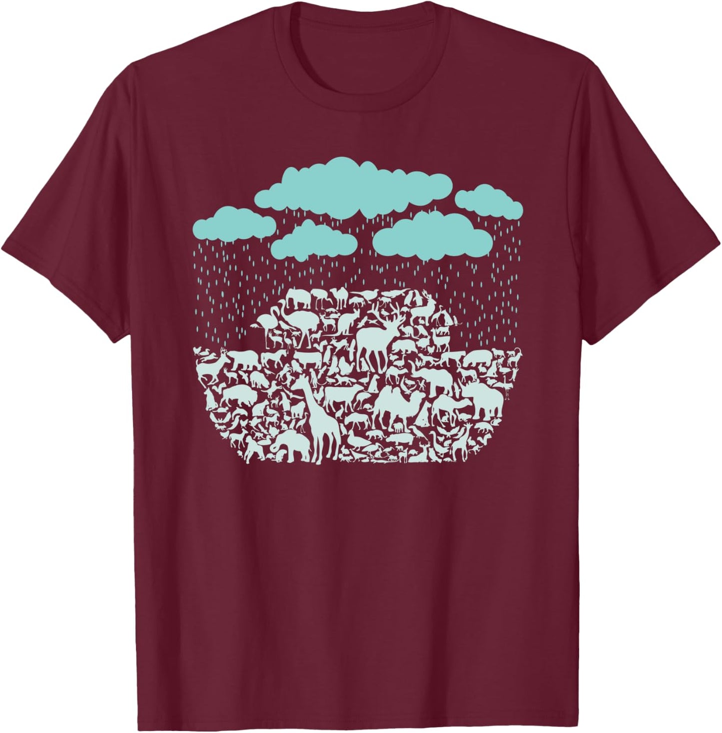 Noah's Ark T-Shirt - T-Shirt | Maroon
