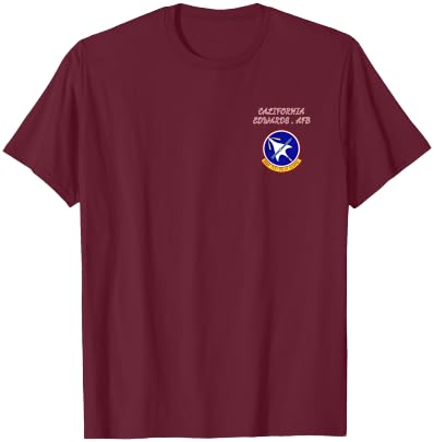 Edwards AFB - USAF Test Pilot School T-Shirt - T-Shirt | Maroon