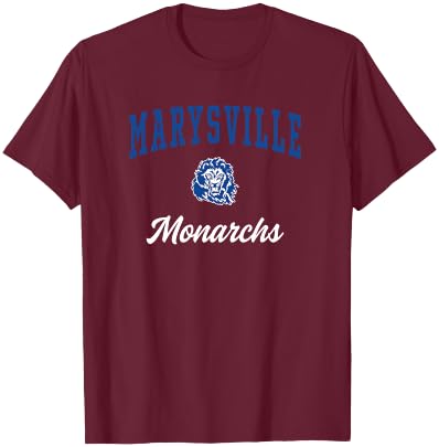 Marysville High School Monarchs T-Shirt - T-Shirt | Maroon