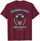 Drunken State University Funny Beer T-Shirt - T-Shirt | Maroon