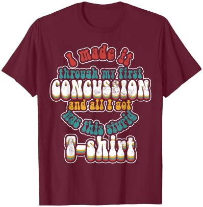 Funny Humor Concussion Patients Saying Physical Therapist T-Shirt - T-Shirt | Maroon