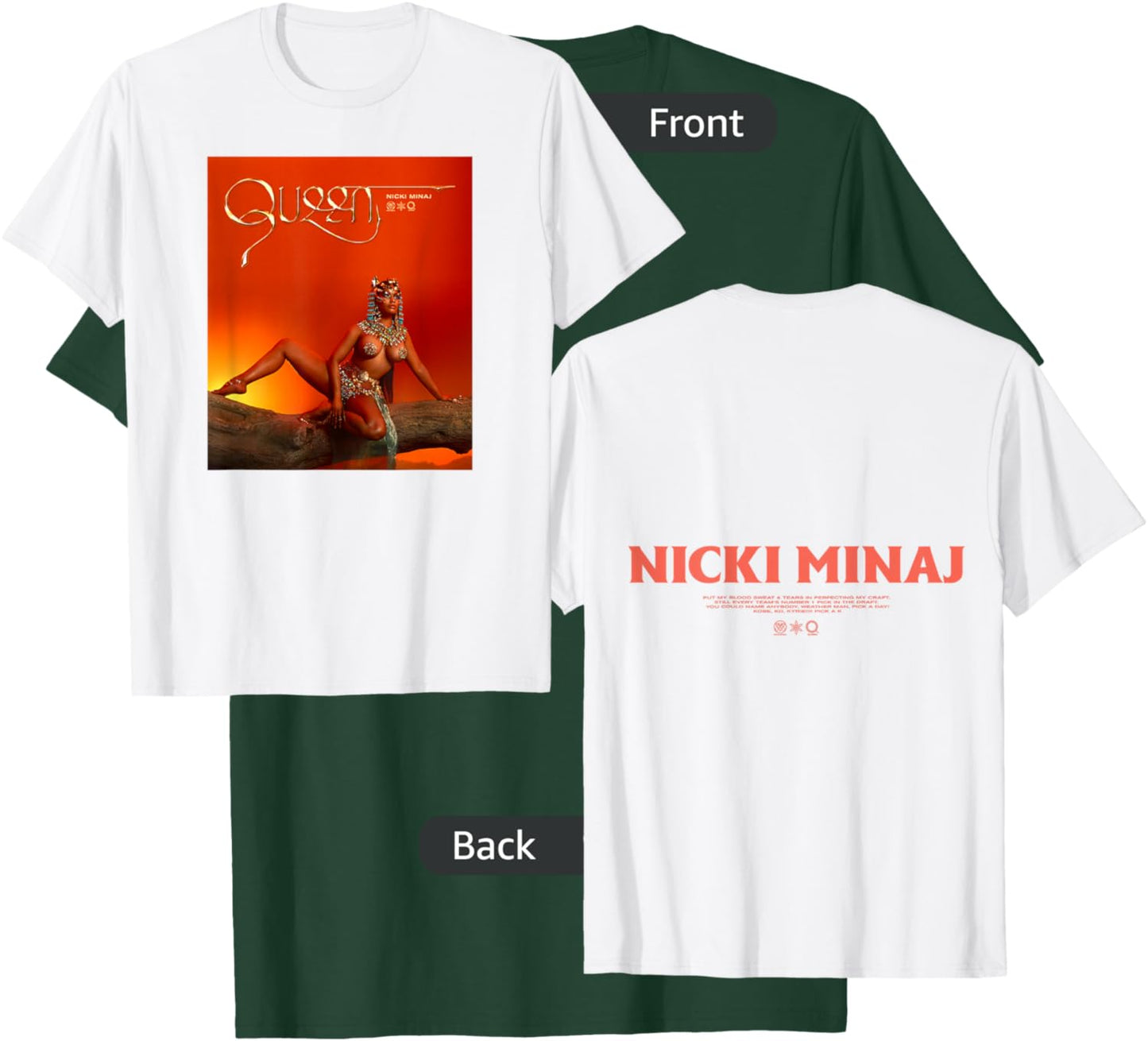 Nicki Minaj Queen Album T-Shirt - T-Shirt | Forest