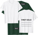 First Plane Solo Tail Flight School Student Flying Pilot T-Shirt - T-Shirt | Forest