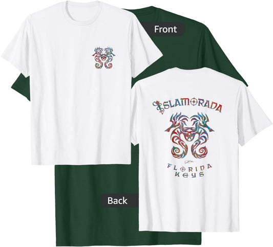 JCombs: Islamorada, FL, Seahorses (Art on both sides) T-Shirt - T-Shirt | Forest