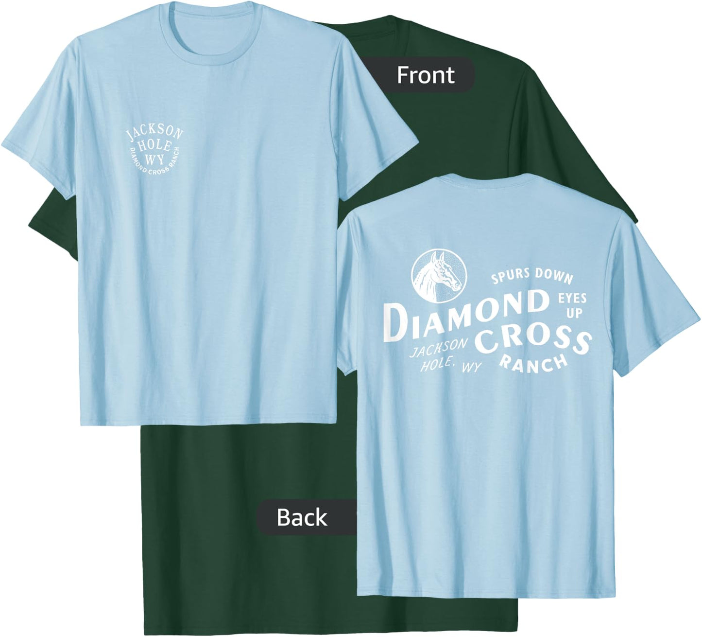 Jackson Hole 2018 Spurs Down, Eyes Up Classic T-Shirt - T-Shirt | Forest