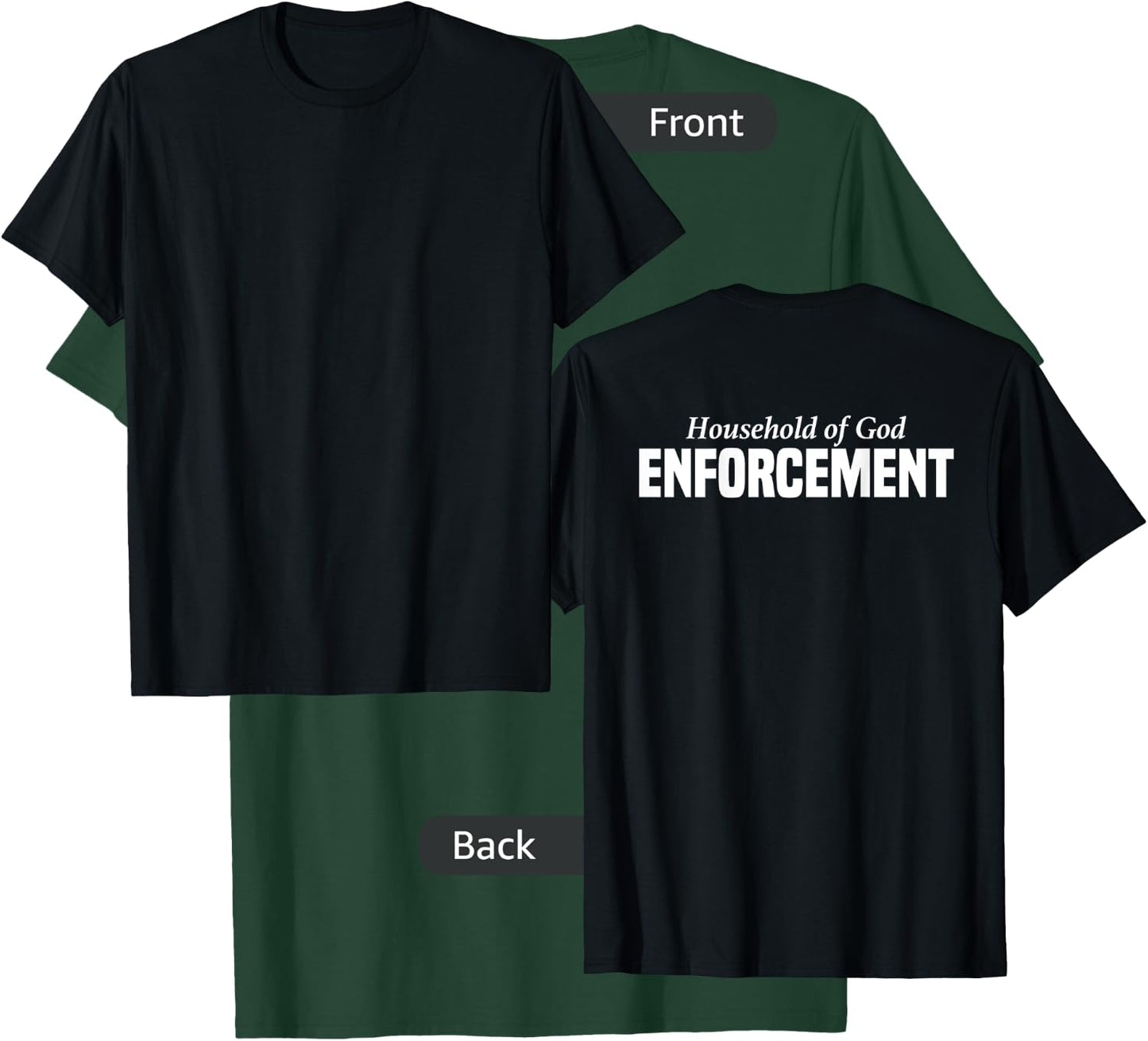 Church Security for Pastors Law Enforcement Worship T-Shirt - T-Shirt | Forest