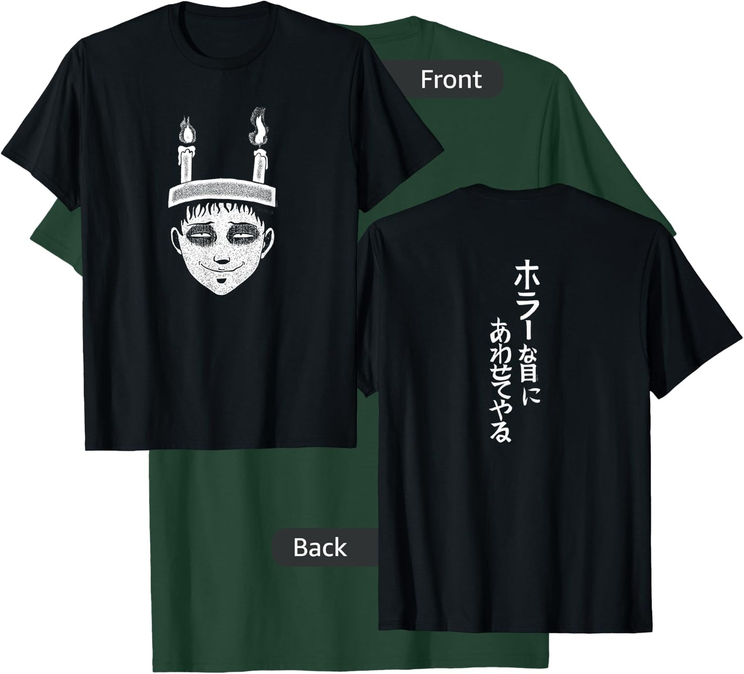 Junji Ito Souichi Candles T-Shirt - T-Shirt | Forest