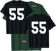 Number 55 Sports Jersey Front and Back Team Player T-Shirt - T-Shirt | Forest