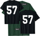 Number 57 Sports Jersey Front and Back Team Player T-Shirt - T-Shirt | Forest