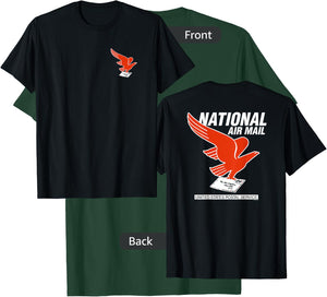 USPS National Air Mail Logo T-Shirt - T-Shirt | Forest