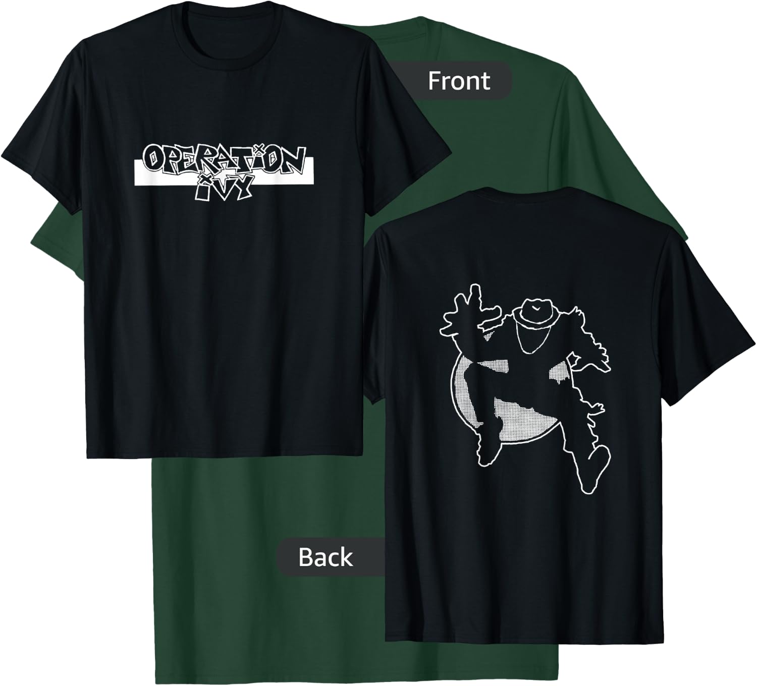 Operation Ivy - Official Merchandise - Skankman T-Shirt - T-Shirt | Forest