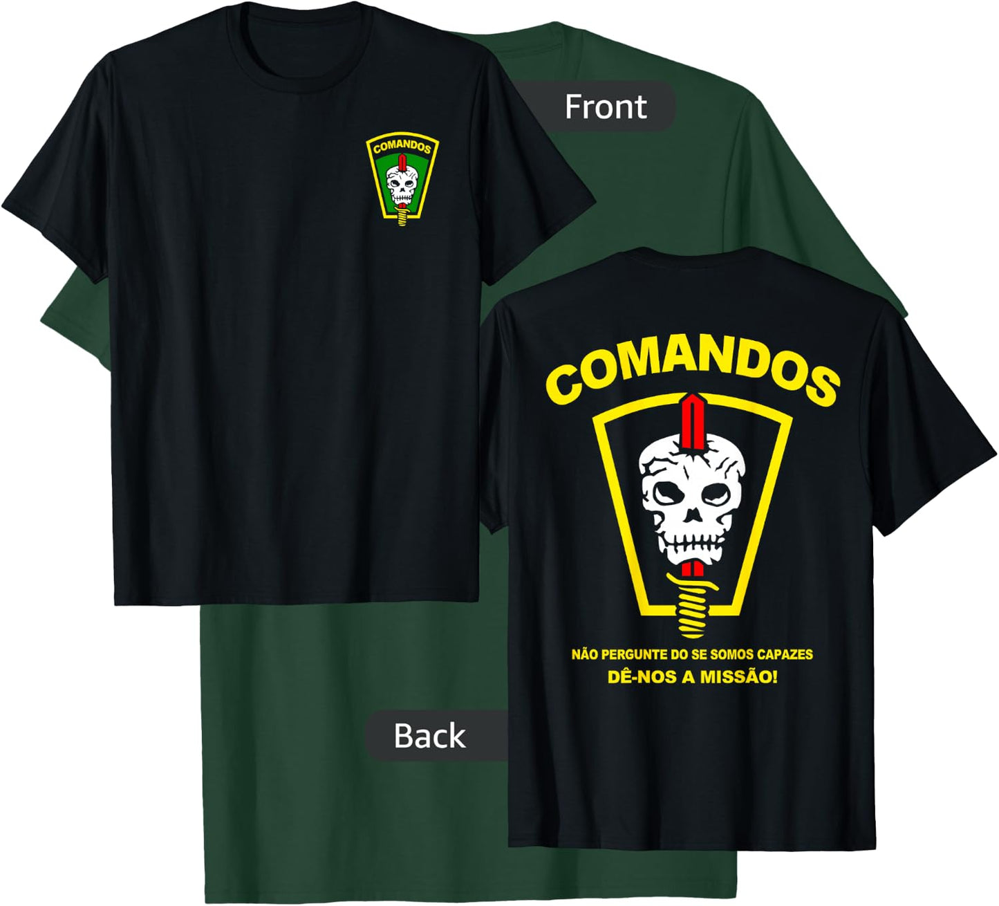 Brazil Army Comando Special Forces T-Shirt - T-Shirt | Forest