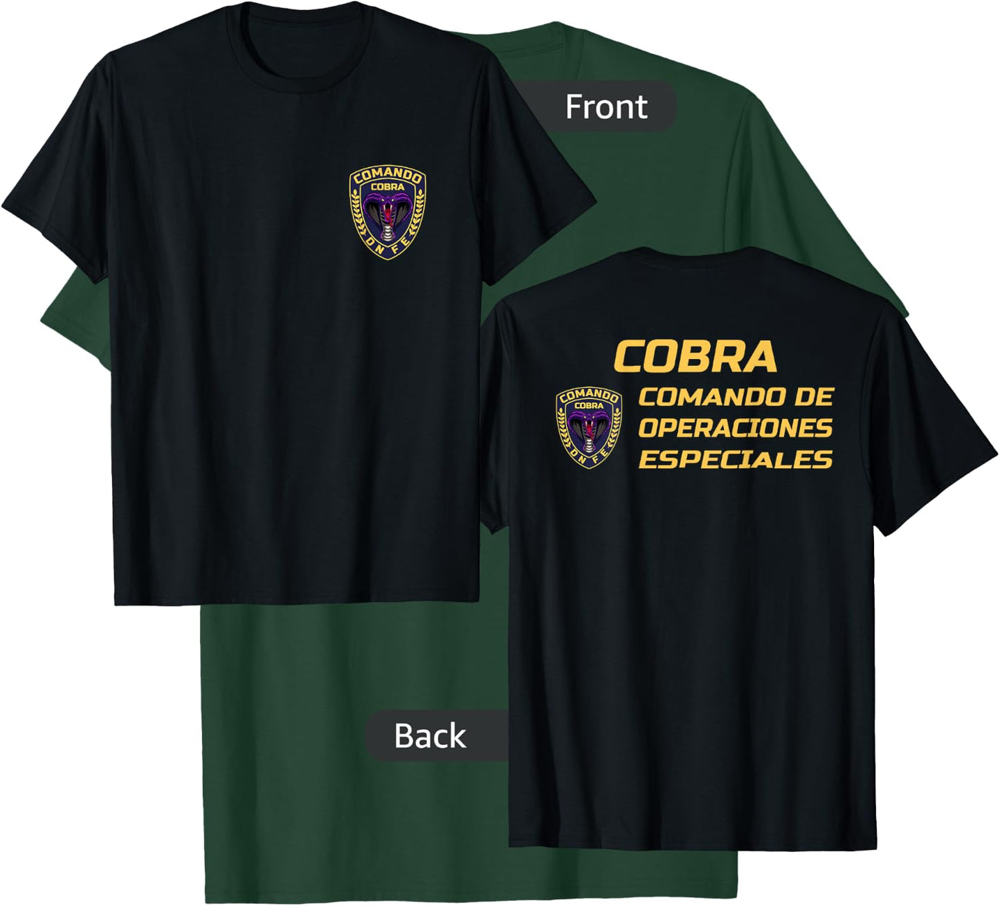 Honduran Police COBRA Special Force SWAT Honduras Army T-Shirt - T-Shirt | Forest