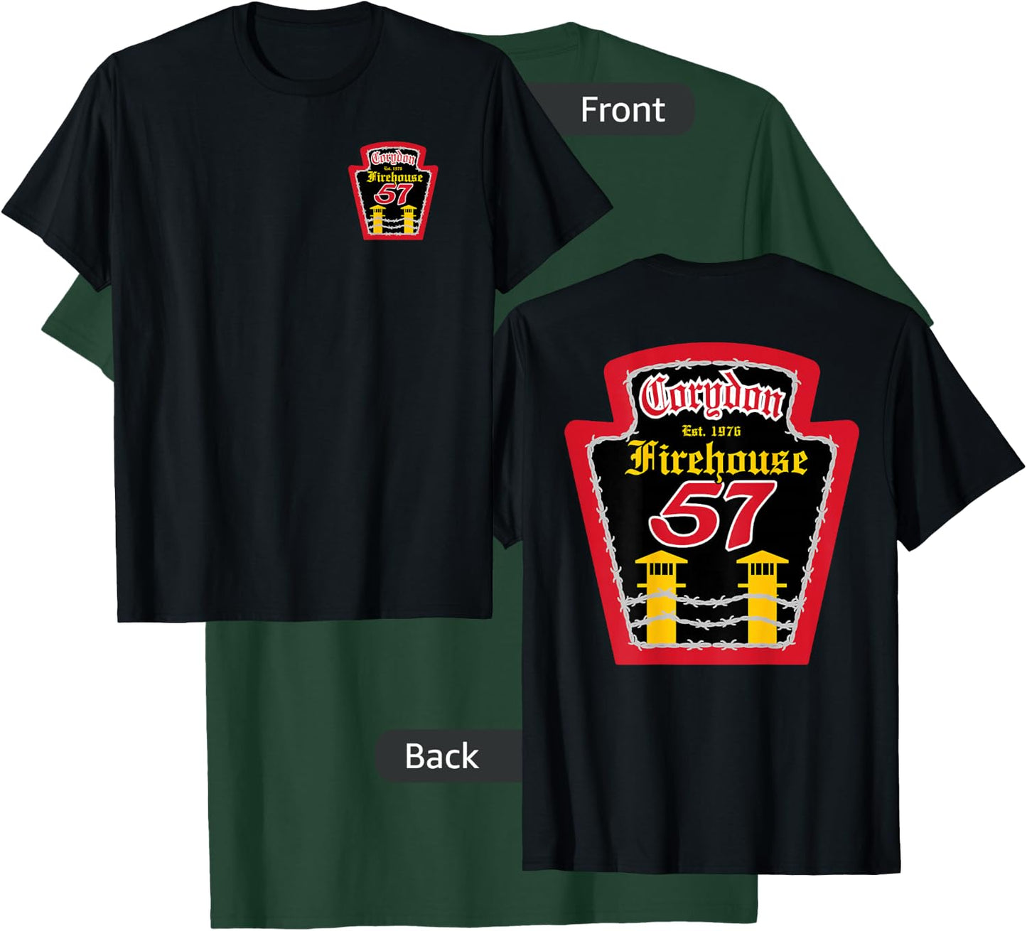 Norco Firefighters Corydon Fire Station 57 fire T-Shirt - T-Shirt | Forest