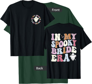 Groovy In My Spooky Bride Era 2 Sided T-Shirt - T-Shirt | Forest