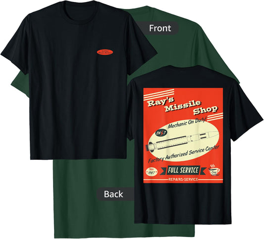Ray's Missile Shop Certified Missile Mechanic Apparel T-Shirt - T-Shirt | Forest