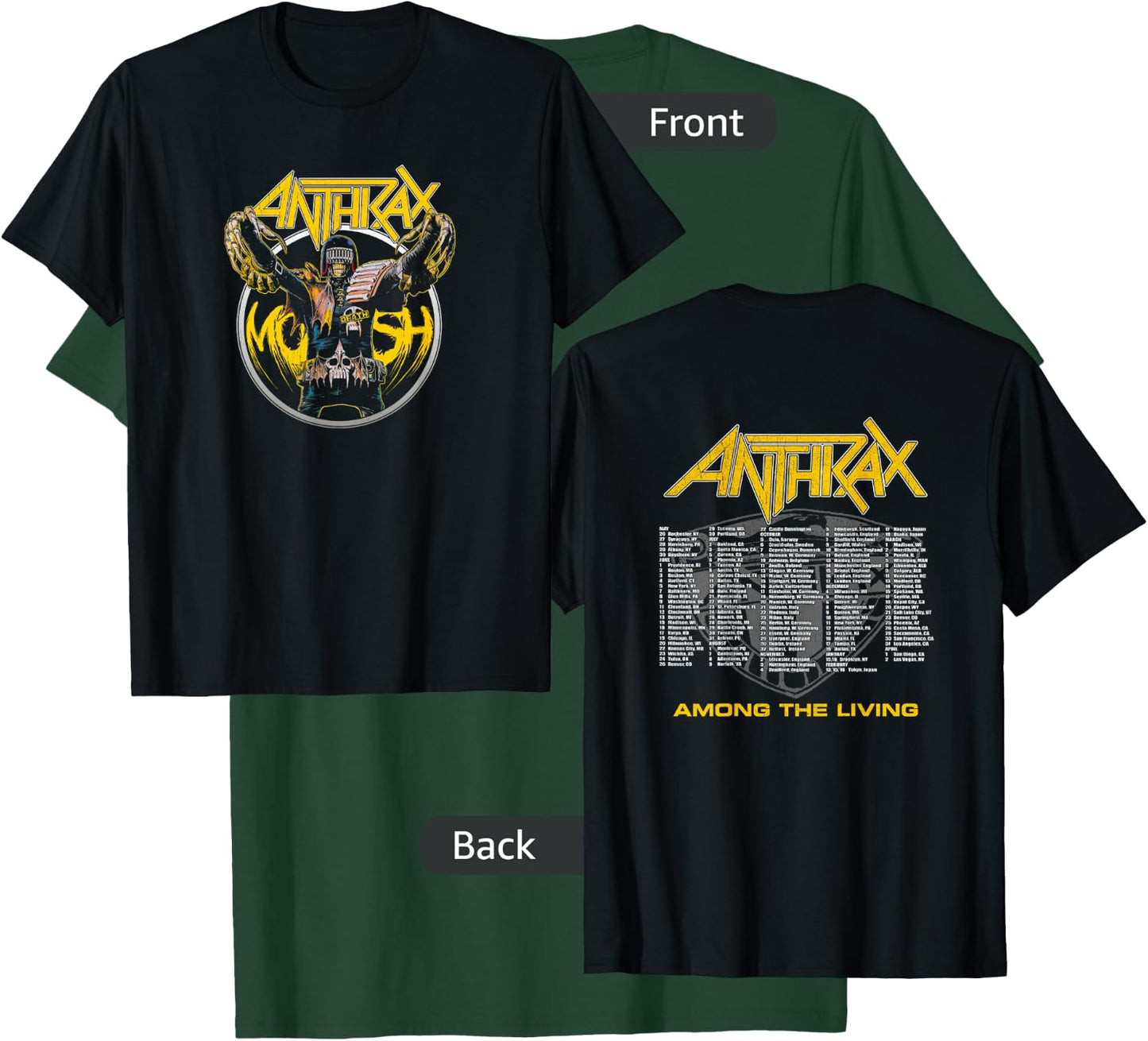 Anthrax - Judge Death Mosh T-Shirt - T-Shirt | Forest