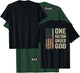 One Nation Under God - Patriotic Christian USA Flag (BACK) T-Shirt - T-Shirt | Forest