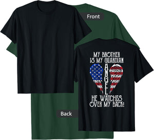 Memorial of My Brother, Loss of Brother, Brother in Heaven T-Shirt - T-Shirt | Forest